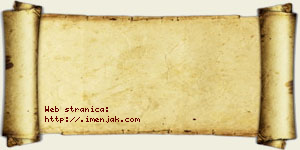 Una Stojanović vizit kartica